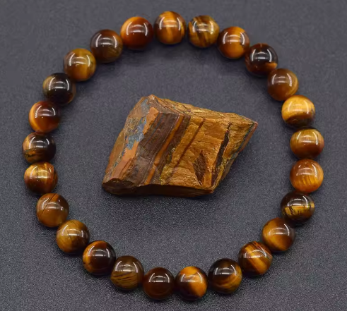 Bracelet de guérison en pierre de rhodonite naturelle